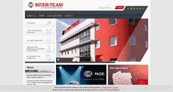 Desktop Screenshot of inter-team.com.pl